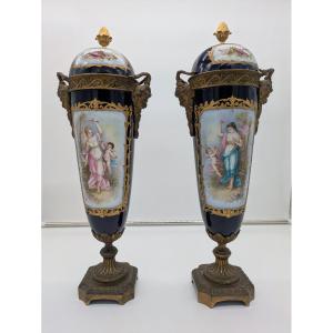 Pair Of Sèvres Porcelain Casseroles – Late 19th Century