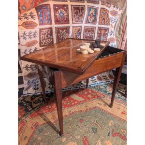 Mahogany Tric-trac Game Table - Late 18th Century