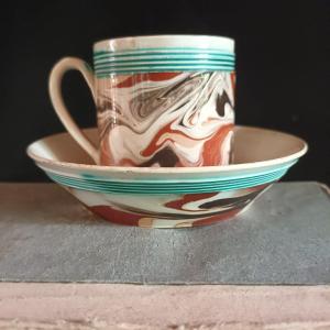 Fine Earthenware Cup From Douai Late 18th