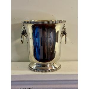 Silver Metal Champagne Bucket