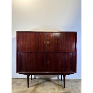 Highboard Cabinet In Rio Rosewood By Oswald Vermaercke , Belgium - 1960