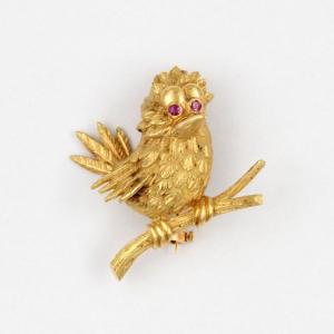 Bird Brooch By A. Chrétien