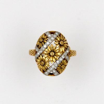 1910s Flower Ring