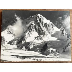 Chamonix, Mont-blanc, Vintage Photograph By Pierre Tairraz