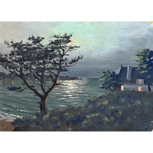 Night Landscape In Brittany
