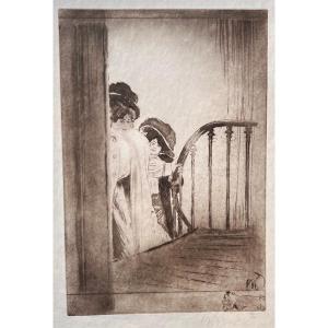 Two Students Of Madame..., By Louis Legrand, 1908