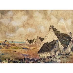 Victor Boner, Bigouden Village, Brittany