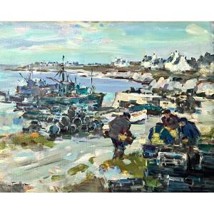 The Crab Fishermen, Brittany, Le Toullec