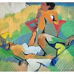 Jean Viollier, The Bathers, 1967