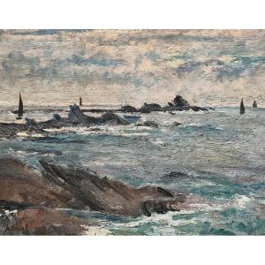 Seaside, Brittany, By André-léon Vivrel (3)