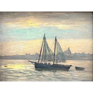 Lorgeoux, Fishing Boats, Brittany