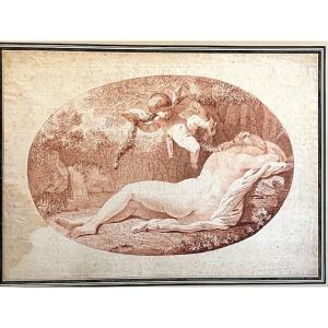 Félix Lecomte, Sleeping Venus And Cupid, 1764