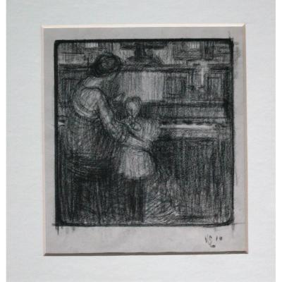 The Piano Lesson, 1910, Henri Sollier