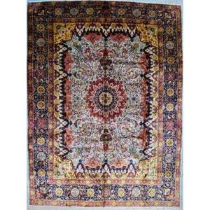 Exceptional, Very Important And Fine Silk Tabriz Iran Silk