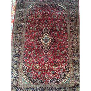 Kashan Rugs Designed In Silk, Late 19th Century.