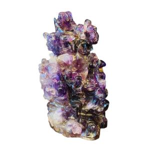 Group In Amethyst, From The 19th Century.