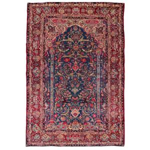 Teheran Carpet Made Of Wool, Iran, 19th Century.