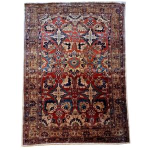 Museum Piece, Jaffer Carpet Made In Silk, Iran, Circa 1870.