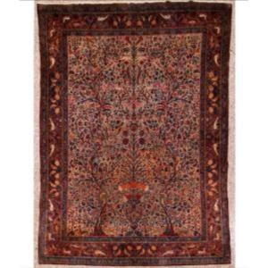 Kashan Dabir In Kork Wool, Iran, Late 19th Century.