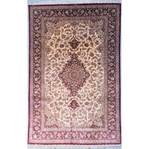 Silk Ghoum Rug Signed Nahmani, Circa 1970
