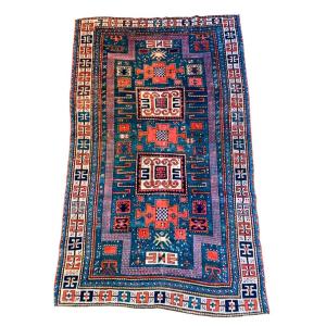 Extremely Rare Karatchoff Carpet In Wool, From The 19th Century