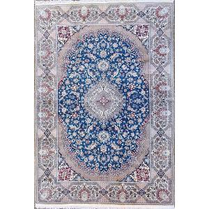 Nain Carpet In Wool And Silk, Iran, Shah Period