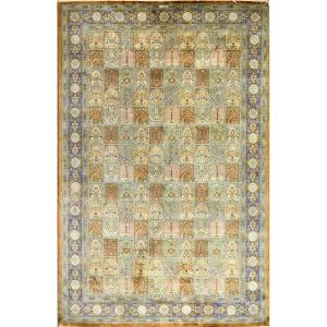 Ghoum Silk Rug, Signed Atelier Impérial, Circa 1970.