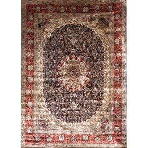 Ghoum Silk Carpet - Iran, Imperial Workshop, Circa 1975