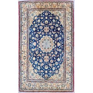 Abibian Wool And Silk Nain Rug – Iran, Circa 1950