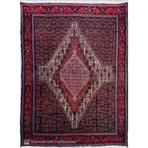 Persian Senneh Rug In Kurk Wool – Circa 1950, Hand-knotted