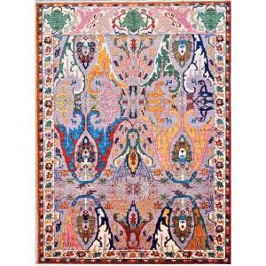 Bidjar Carpet With Garrus Decoration, Woven In Kork Wool, Year 1950