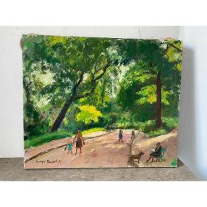 Walk In A Park By George Pacouil