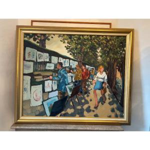 The Bouquinistes In Paris
