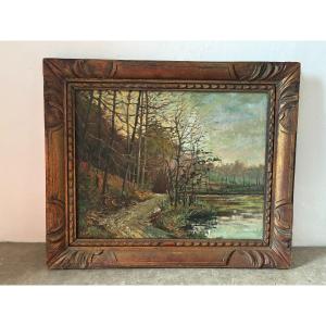 Signed Landscape From 1908