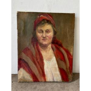 Portrait Of A Woman, Russian School