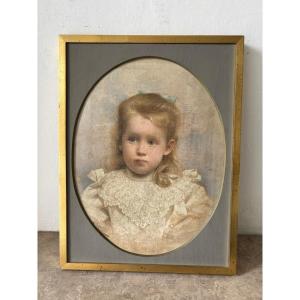 Portrait Of A Young Girl, 19th Century