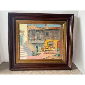 Landscape Of Cagnes Sur Mer Signed From 1930