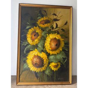 Sunflowers Signed Cristana