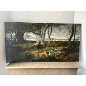 Games In The Forest, 19th Century