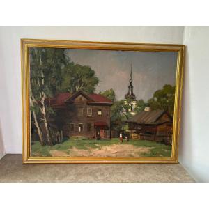 Dacha Signed Volkov, Russian School