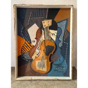 Signed Cubist Work 