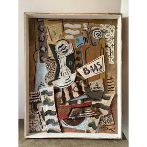 Signed Cubist Still Life