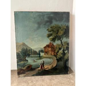 19th-century French School Landscape