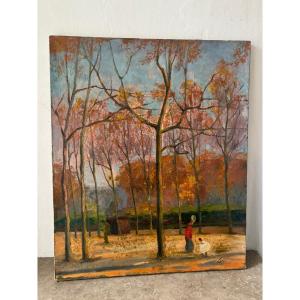 Landscape Of The Luxembourg Gardens, Paris 