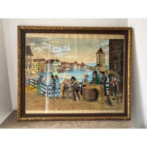 Monogrammed Drawing From 1808