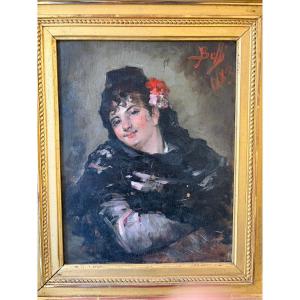 Portrait Of Adalouse By Belli