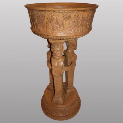 Terracotta Jardiniere, Czech Republic Circa 1880