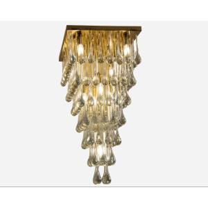 Large Ceiling Light "drops", Lumica, Barcelona, Spain, Circa 1970