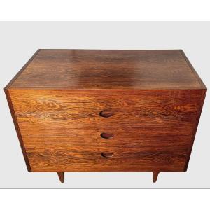Small Chest With Four Drawers, By Joseph-andré Motte, Paris, France, Circa 1960