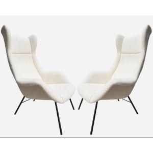 Pair Of Armchairs, By Miroslav Navratil, Ton Editions, Czech Republic, Circa 1960